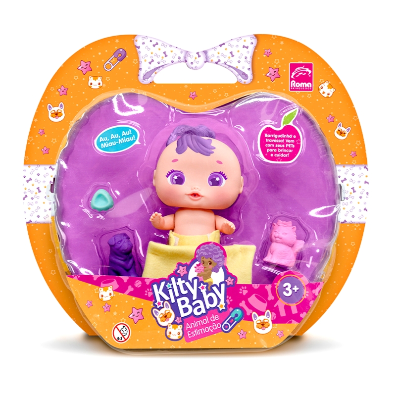 KILTY BABY - ANIMAL DE ESTIMAÇÃO BRINQ. BONECA VINIL