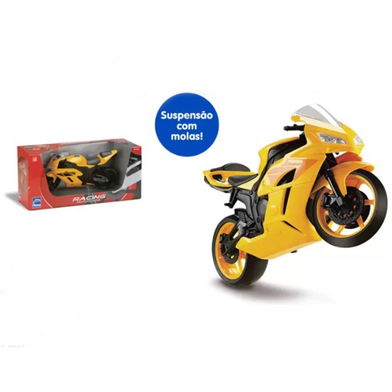 MOTO RACING BRINQ. PLÁST.