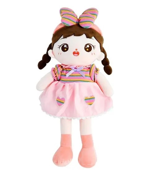 BONECA LILI PELÚCIA AMIGOS DO CORAÇÃO