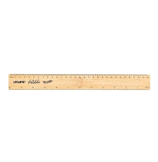 RÉGUA DE BAMBU PLANTAHOLIC 30CM LEO ARTE 