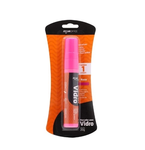 MARCADOR PARA VIDRO 20G ROSA JOCAR OFFICE