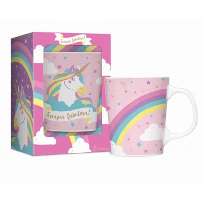 CANECA PORCELANA PREMIUM - BICHINHOS - UNICÓRNIO 2