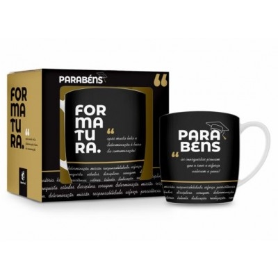 CANECA PORCELANA URBAN 360ML - COMEMORAÇÃO FORMATURA 