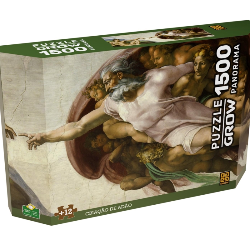 PUZZLE 1500 PEÇAS PANORAMA CRIAÇÃO DE ADÃO