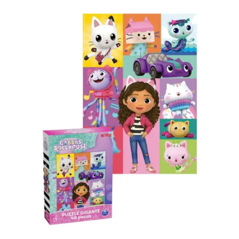 PUZZLE GIGANTE GABBY'S DOLLHOUSE