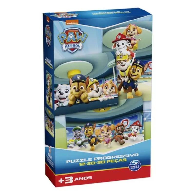 PUZZLE PROGRESSIVO PATRULHA CANINA