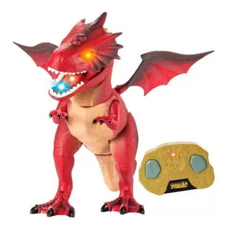 BONECO DRAGÃO COM CONTROLE INF