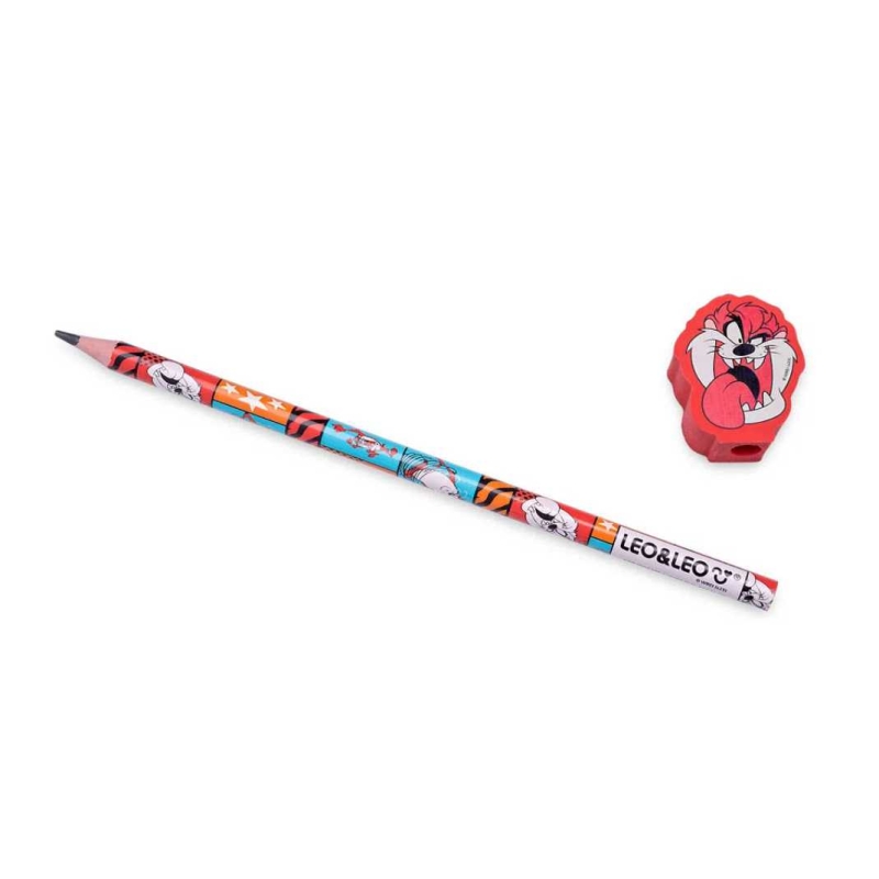 LAPIS HB COM BORRACHA NA PONTA LOONEY TUNES