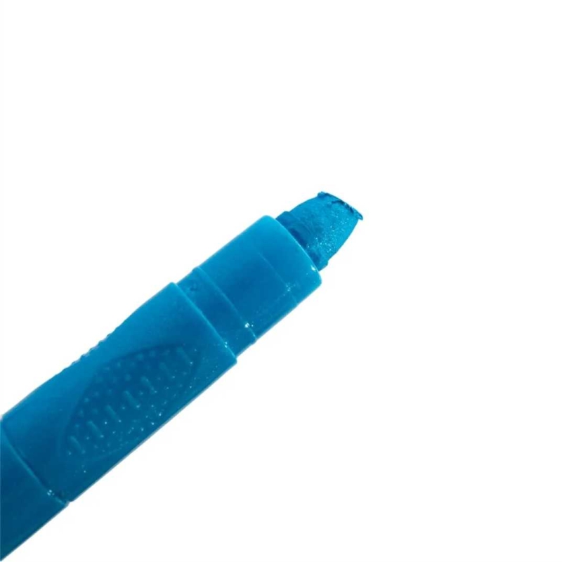 GIZ DE CERA COLOR GEL METALICOS 12 CORES 