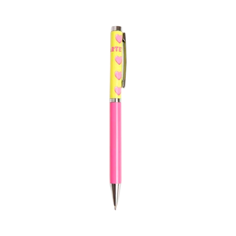 CANETA PINK VIBES CORAÇÃO 