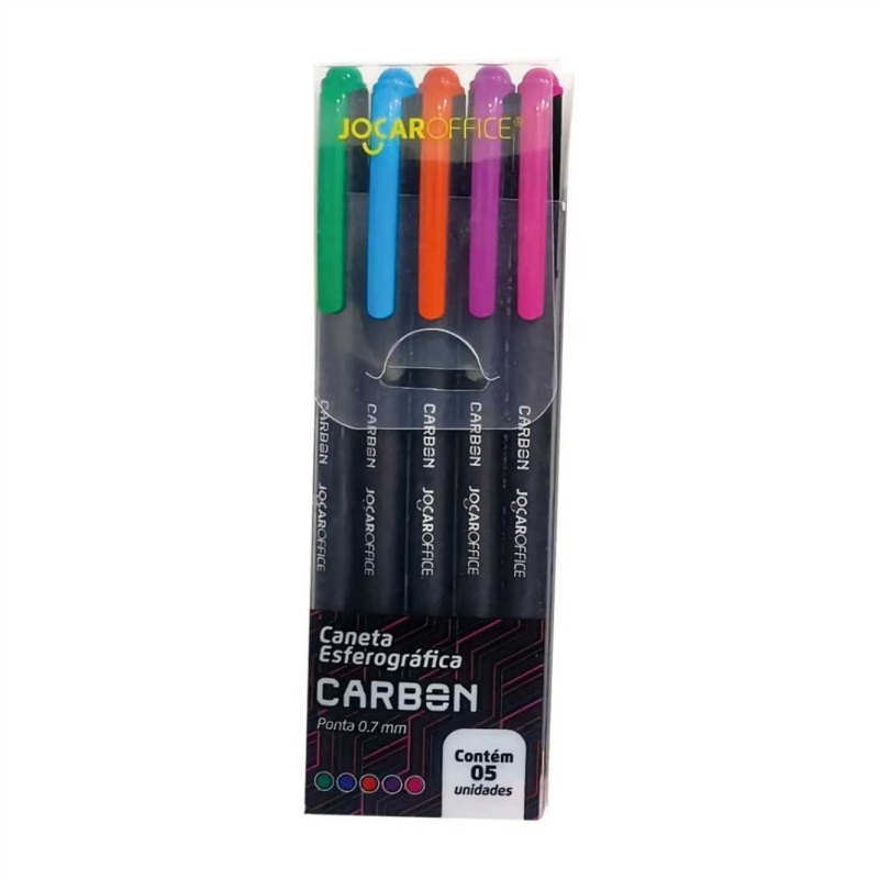 CANETA ESF. CARBON 0,7 COLORIDA 