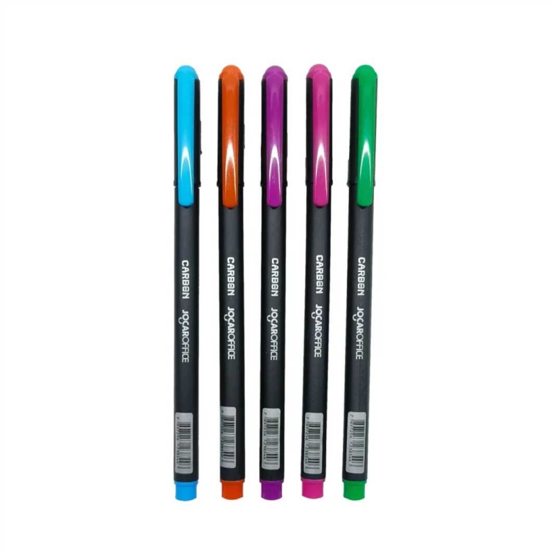 CANETA ESF. CARBON 0,7 COLORIDA 