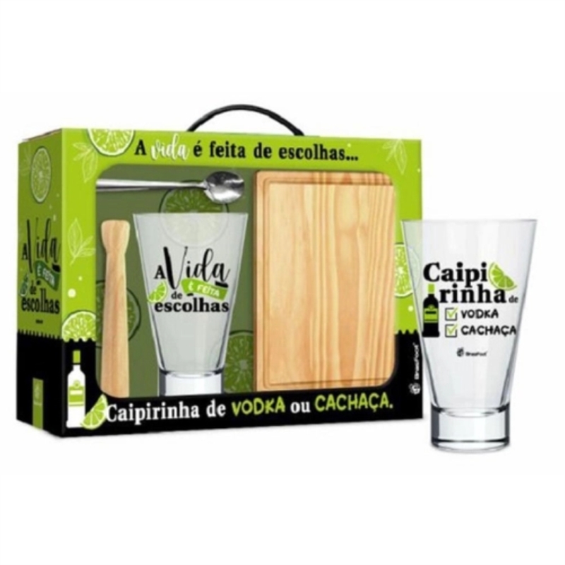 COPO CAIPIRINHA LONG GDE - VODKA OU CACHAÇA