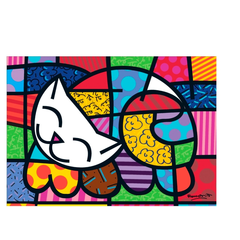 QUEBRA - CABEÇA ROMERO BRITTO CAT - 1000 PEÇAS