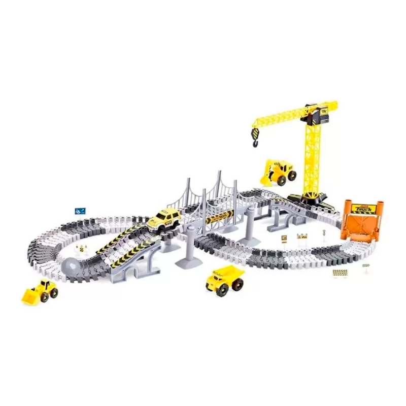 PISTAS DE CONSTRUÇÃO TRACK COM GUINCHO