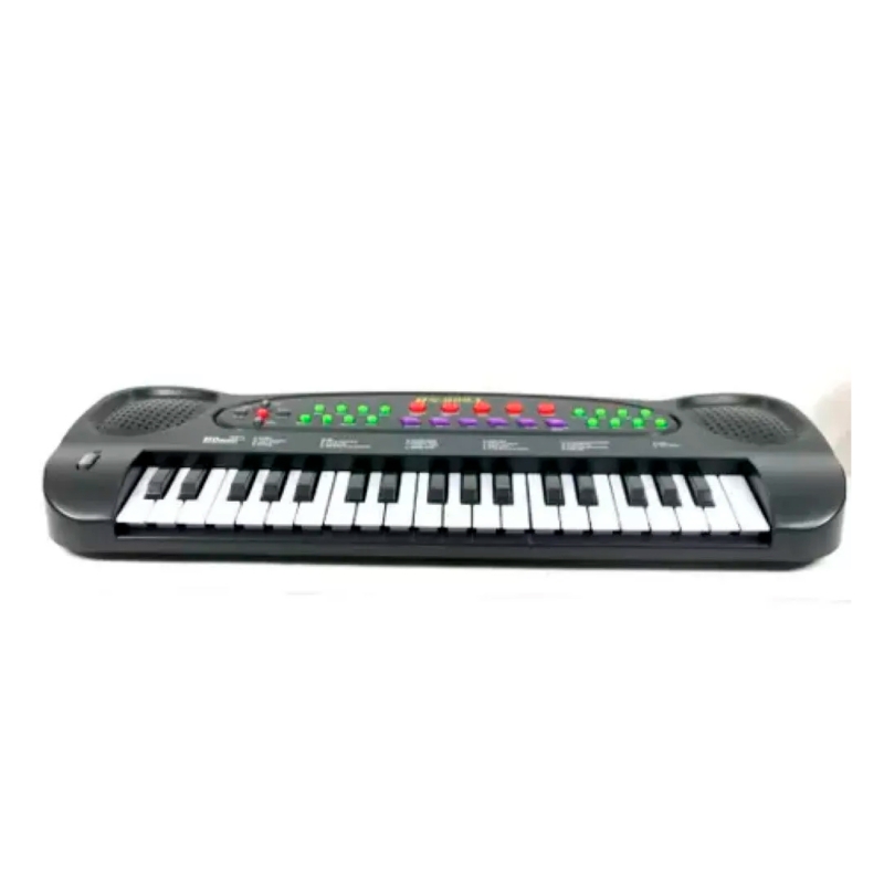 TECLADO COM MICROFONE 