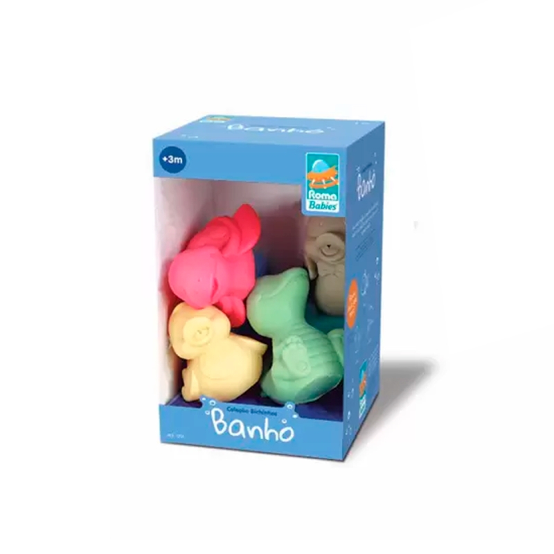 COLEÇÃO BICHINHOS PARA BANHO - SOLTOS BRINQ. VINIL.