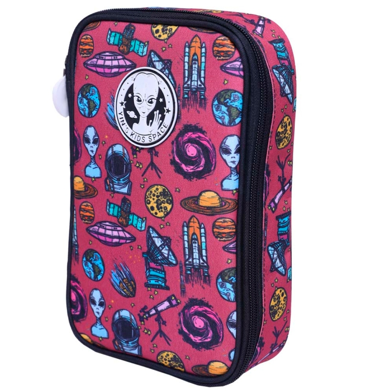 ESTOJO JUVENIL EM POLIÉSTER TIME DE FUTEBOL