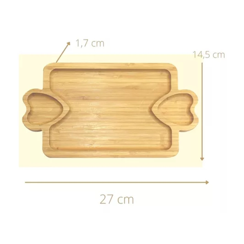 PETISQUEIRA DE BAMBU COM 3 DIVISORIAS