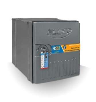GELADEIRA 65 LITROS 12V/24V CAMINHÃO ELBER EXTERNA