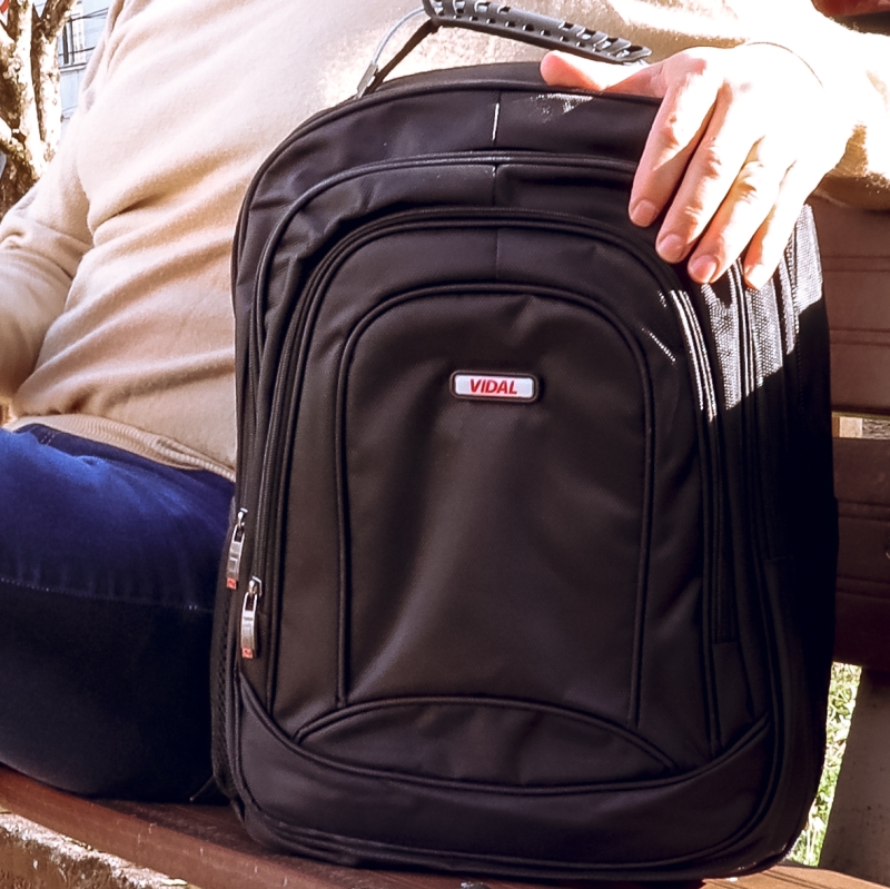 MOCHILA PORTA-NOTEBOOK EXECUTIVA DE VIAGEM