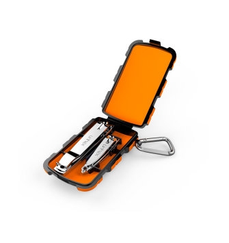 ESTOJO CORTADOR UNHEX ADVENTURE - PRETO/LARANJA