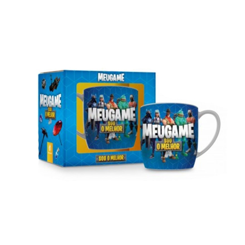 CANECA EM PORCELANA URBAN 360 ML MEU GAME FORT