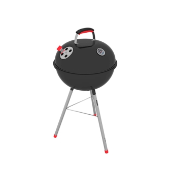 CHURRASQUEIRA A CARVÃO TCP 450L PRETA AÇO INOX E AÇO CARBONO