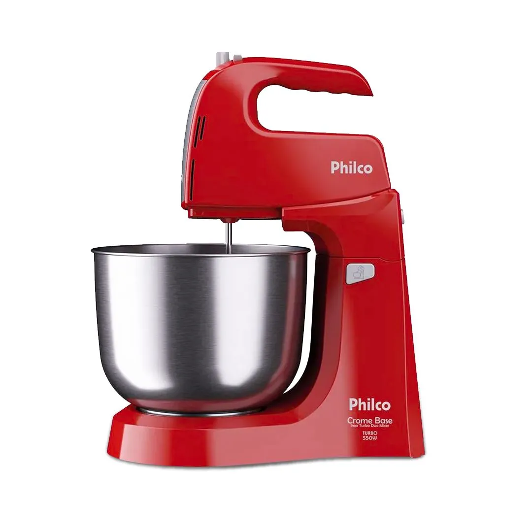 BATEDEIRA CROME BASE INOX TURBO DUO MIXER
