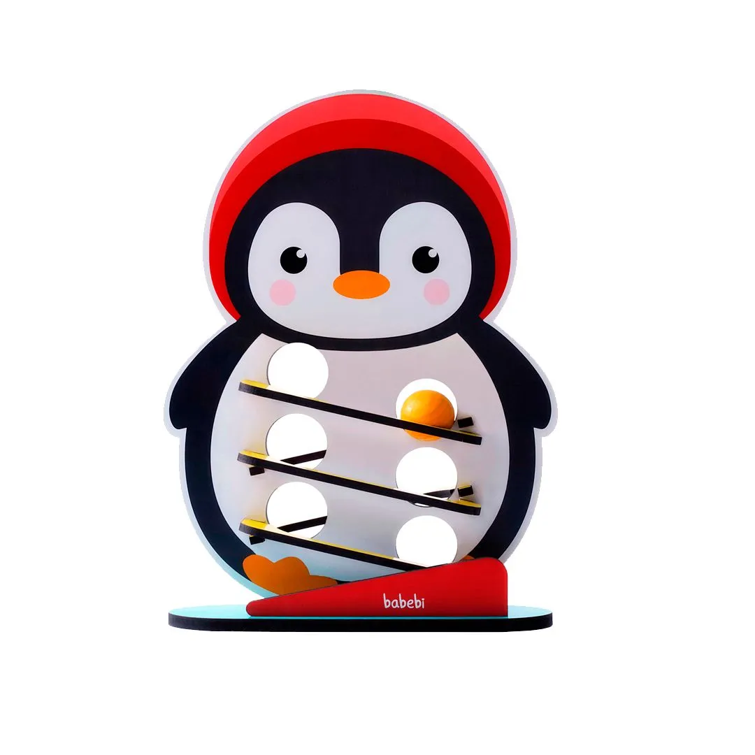 ROLANDO A BOLINHA COM O PINGUIM