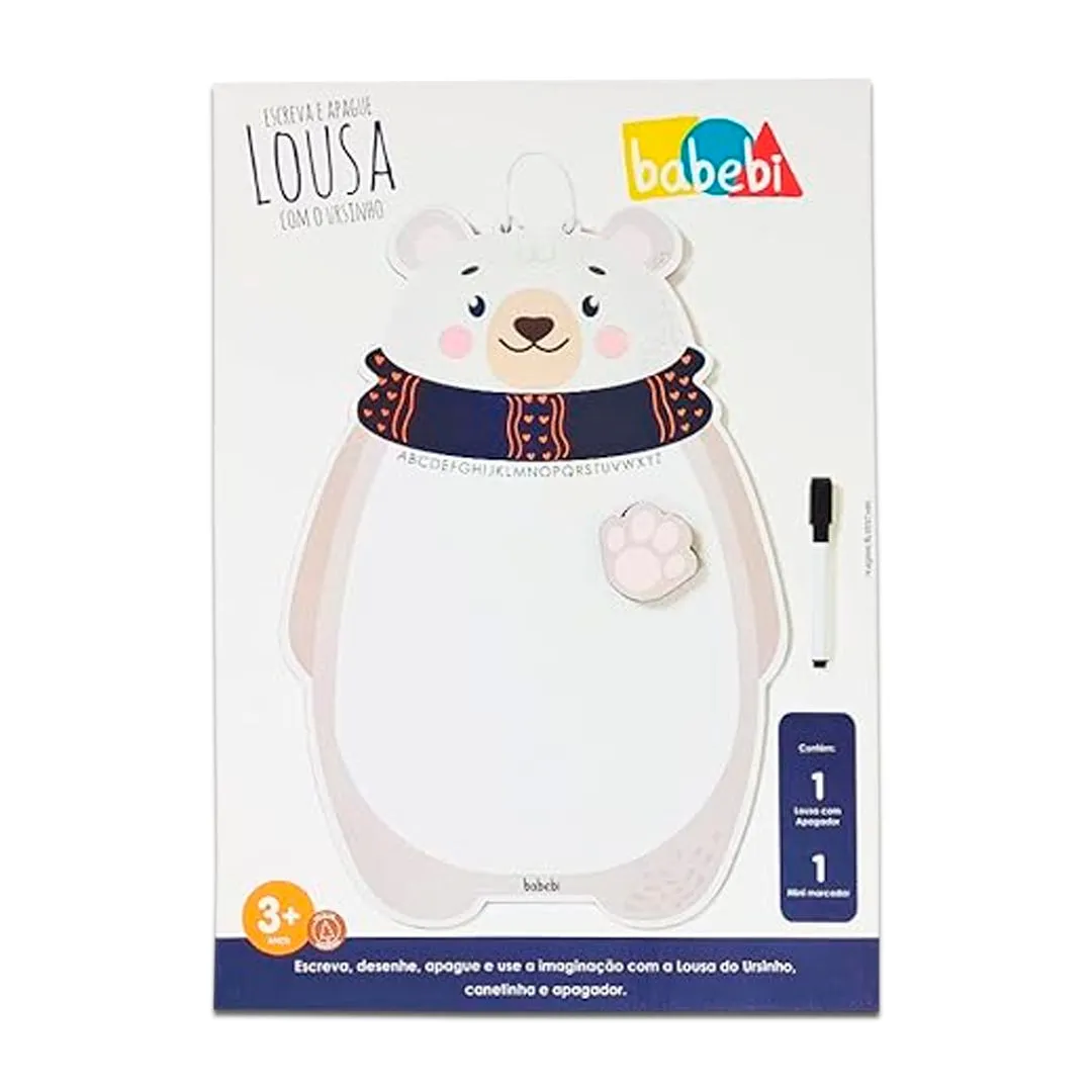LOUSA ESCREVA E APAGUE COM O URSINHO