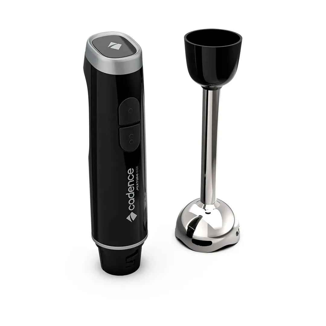 MIXER CADENCE MIX 370 220V HASTE INOX PRETO 