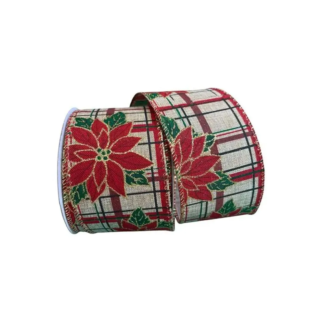 FITA ARAMADA FIGURAS NATALINAS COM GLITTER 6,3CM X 9,14M SORTIDA