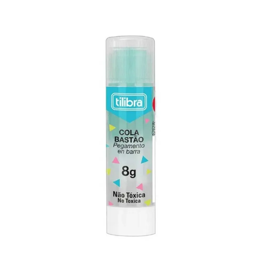 COLA BASTÃO 8 G TRANSPARENTE COLOR SORTIDA