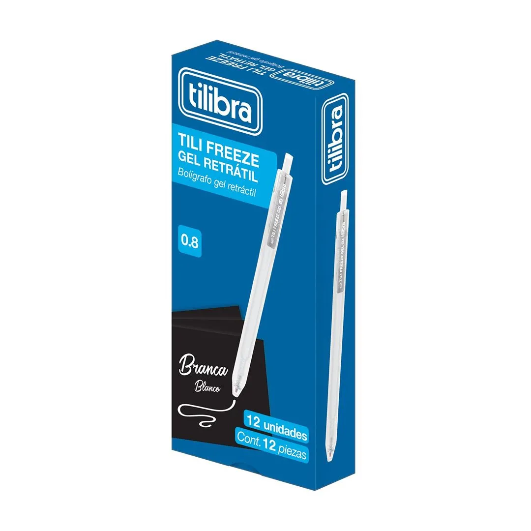 CANETA GEL 0.8 TILIFREEZE BRANCO