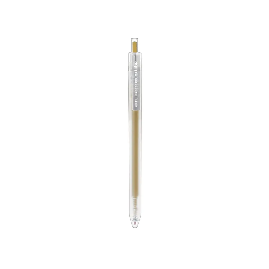 CANETA GEL 0.8 TILIFREEZE DOURADA