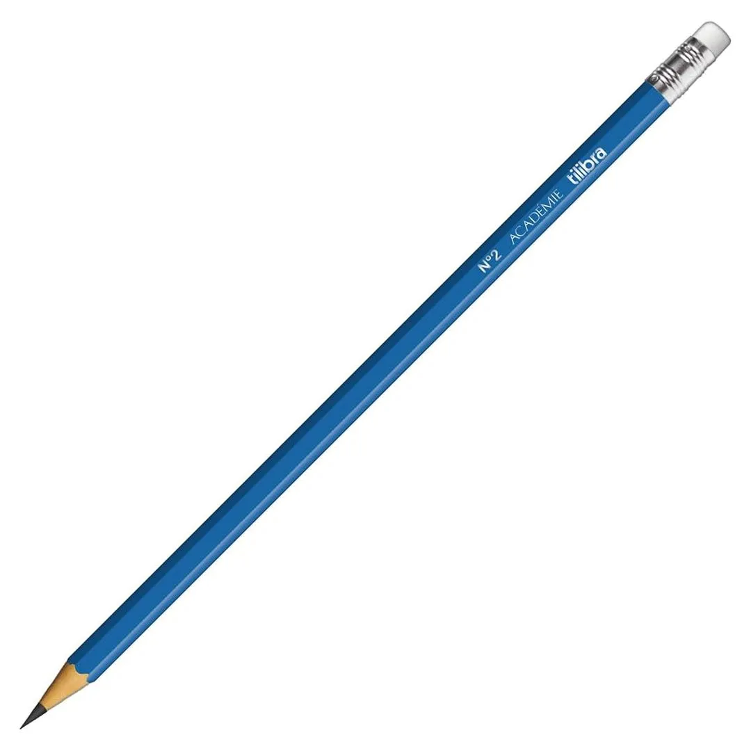 LAPIS PRETO SEXTAVADO COM BORRACHA N2 ACADEMIE