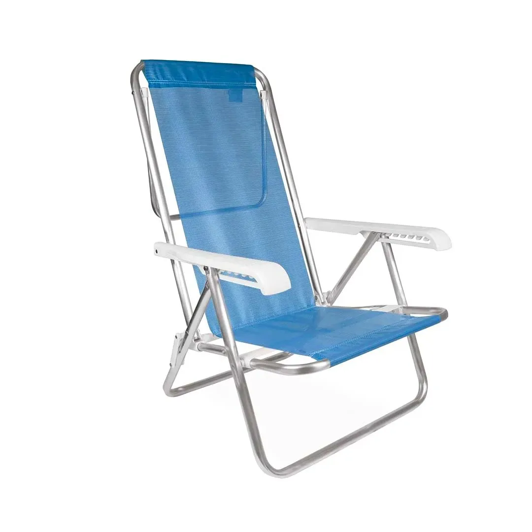 CADEIRA RECLINAVEL 8 POSICOES AZUL