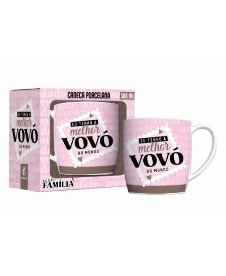 CANECA PORCELANA URBAN 300 ML FAMILIA - AVO A MELHOR