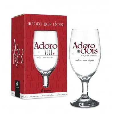 TACA WINDSOR TEMÁTICA - ADORO NOS DOIS