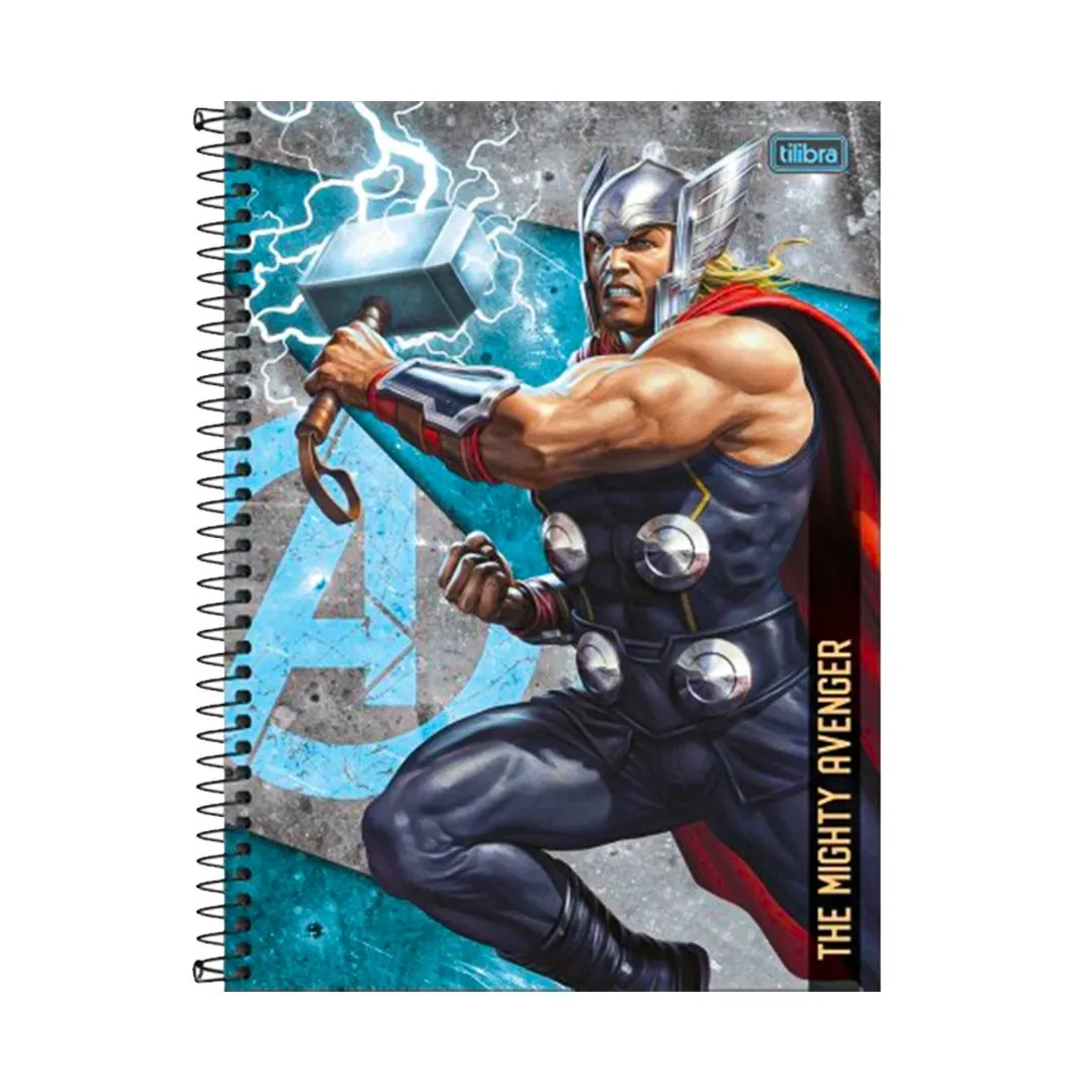 CADERNO UNIVERSITÁRIO AVENGERS 1 MATÉRIA - 80 FOLHAS