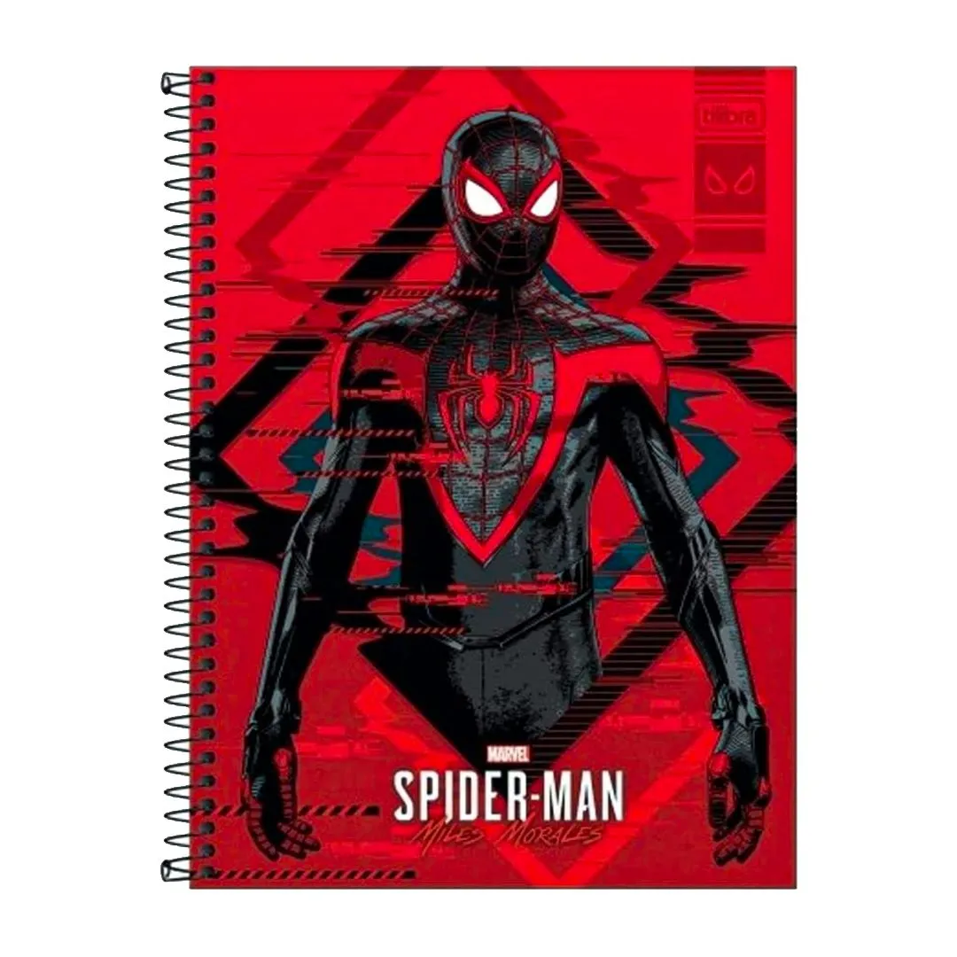 CADERNO UNIVERSITÁRIO SPIDER-MAN GAME 1 MATÉRIA - 80 FOLHAS