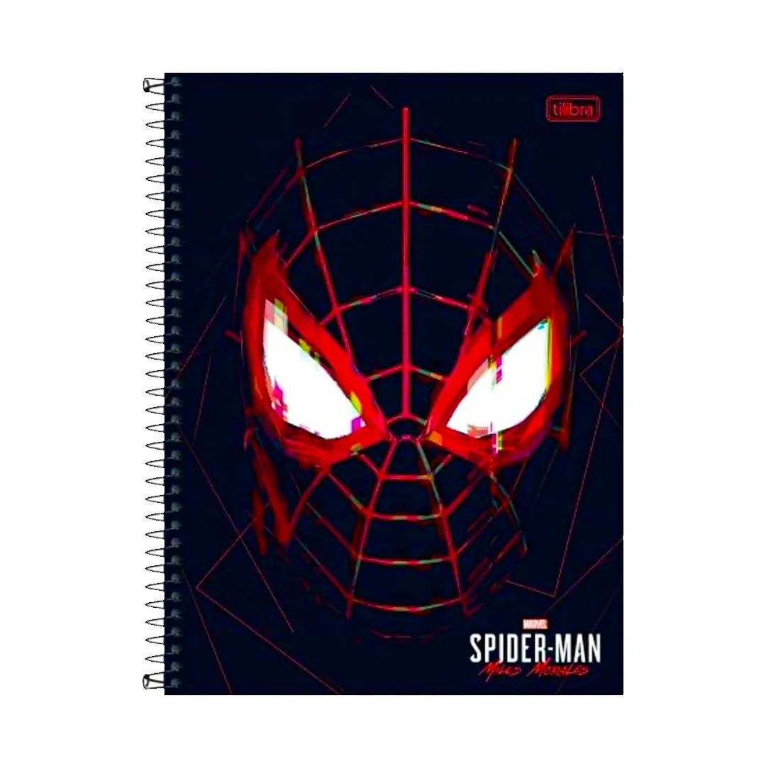CADERNO UNIVERSITÁRIO SPIDER-MAN GAME 1 MATÉRIA - 80 FOLHAS