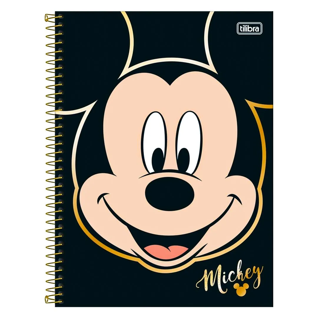 CADERNO UNIVERSITÁRIO MICKEY 1 MATÉRIA - 80 FOLHAS