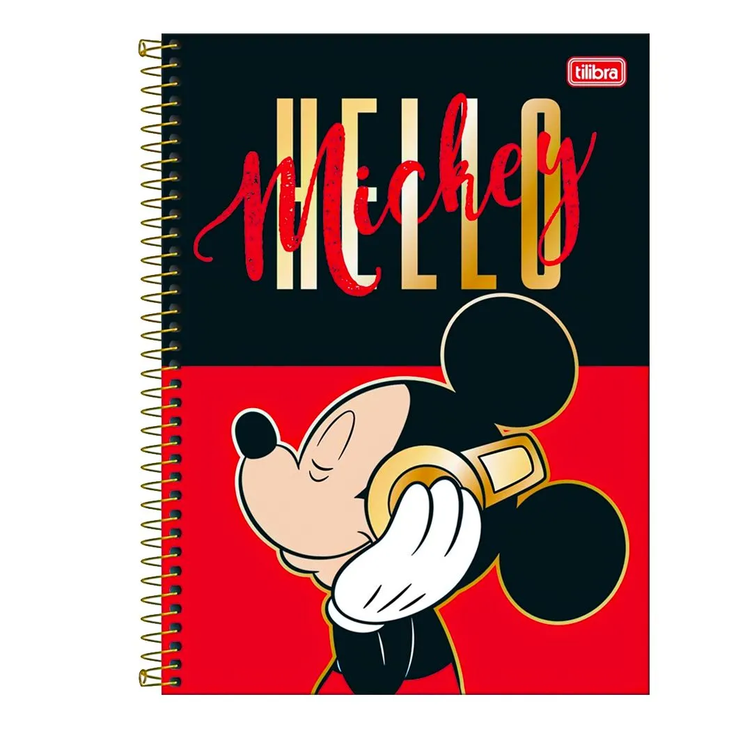 CADERNO UNIVERSITÁRIO MICKEY 1 MATÉRIA - 80 FOLHAS