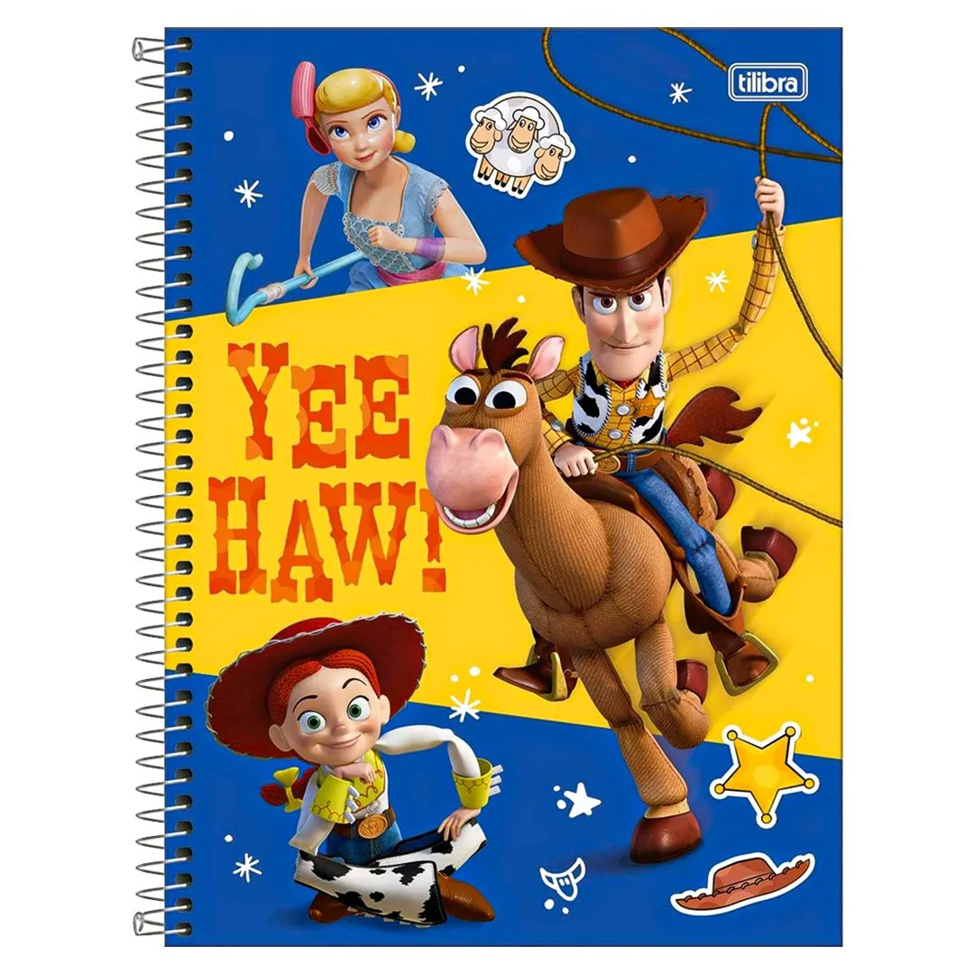 CADERNO UNIVERSITÁRIO TOY STORY - 1 MATÉRIA & 80 FOLHAS