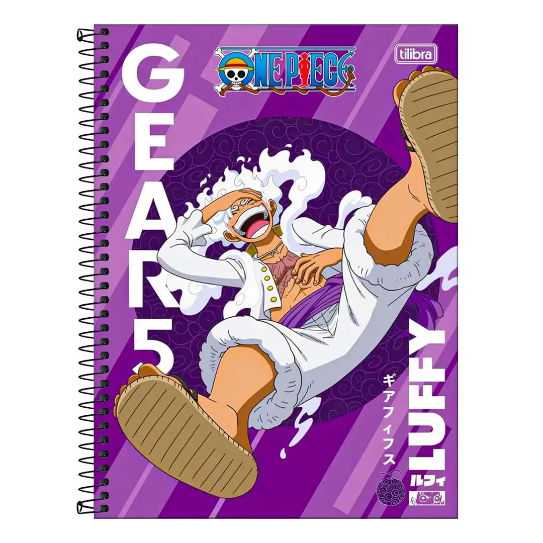 CADERNO UNIVERSITÁRIO ONE PIECE 16 MATÉRIAS - 160 FOLHAS