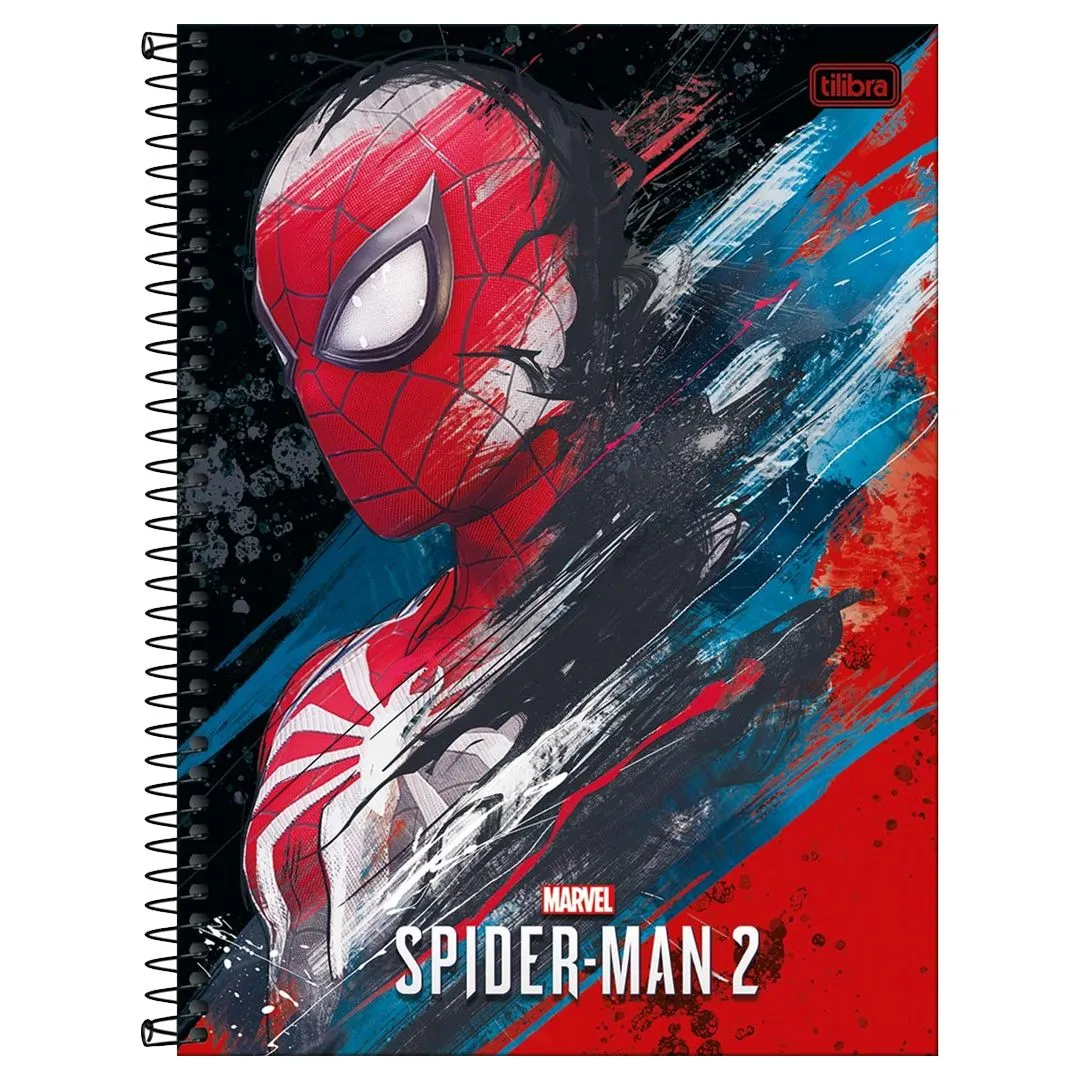 CADERNO UNIVERSITÁRIO SPIDER-MAN 10 MATÉRIAS - 160 FOLHAS
