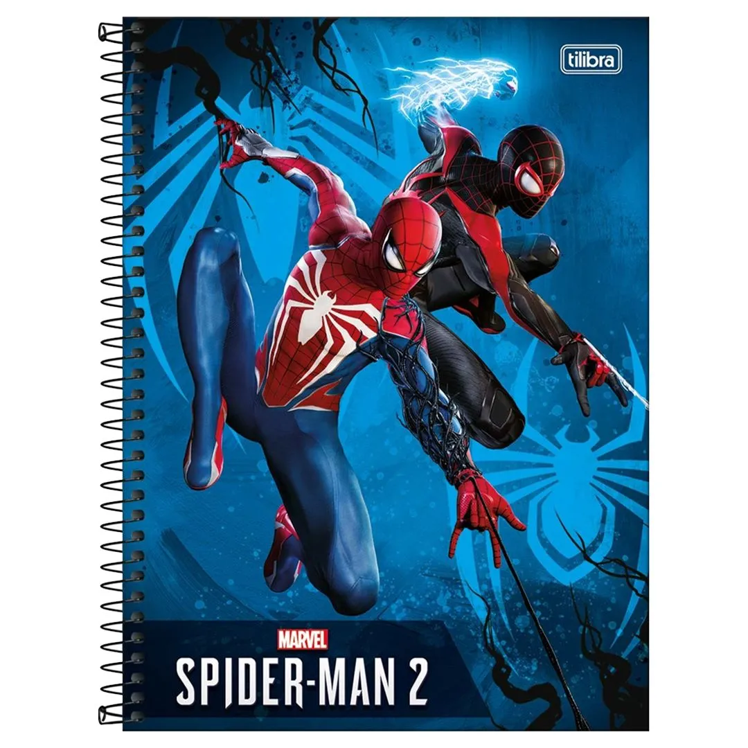 CADERNO UNIVERSITÁRIO SPIDER-MAN 10 MATÉRIAS - 160 FOLHAS