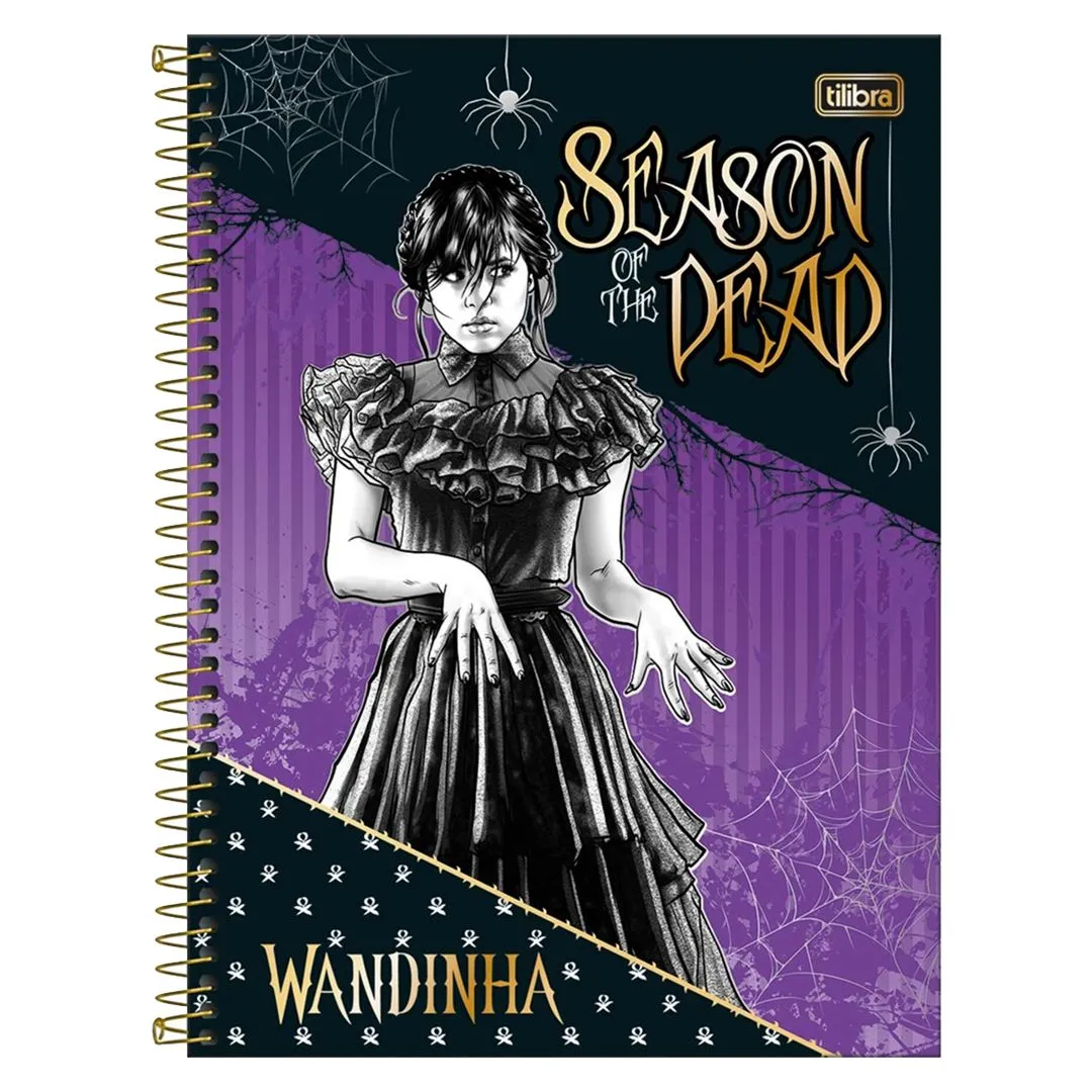 CADERNO UNIVERSITÁRIO WANDINHA 10 MATÉRIAS - 160 FOLHAS